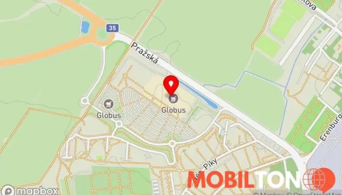 mapa MobilMajak.cz | Servis a prodej mobilů | Globus Olomouc Opravna mobilních telefonů, Prodejna příslušenství k mobilním telefonům, Prodej mobilních telefonů v Pražská 39