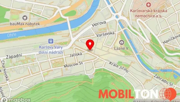 mapa Mobilmanie Prodej mobilních telefonů v Dr. Davida Bechera 1009