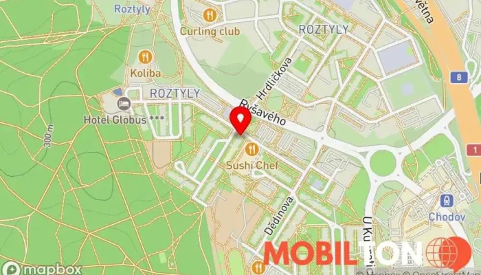 mapa Mobilní Servis MP Opravna mobilních telefonů, Opravna elektroniky, Opravna telefonů v Praha 11-Chodov