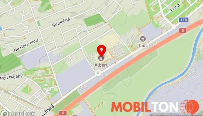 mapa Mobilní Telefony Beroun Prodej mobilních telefonů v Plzeňská 396