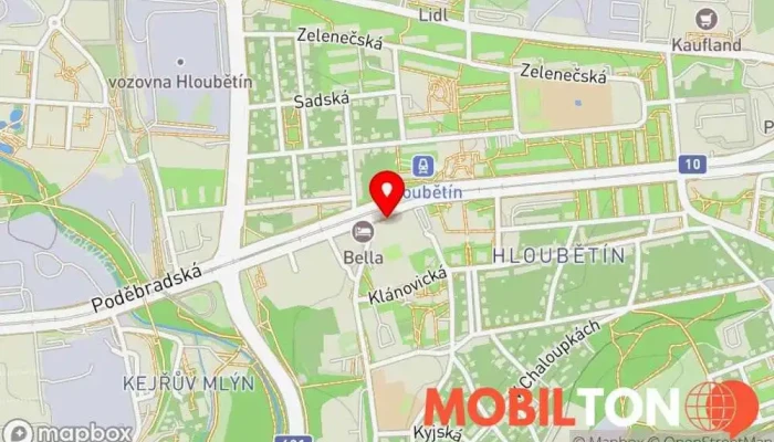 mapa mobily nexus s.r.o. Internetový obchod, Prodejna příslušenství k mobilním telefonům, Prodej elektroniky, Opravna mobilních telefonů v Praha 9