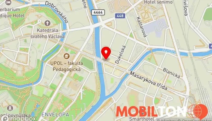 mapa MOBILY SPURNÝ s.r.o. Opravna mobilních telefonů v 5, Masarykova tř. 900