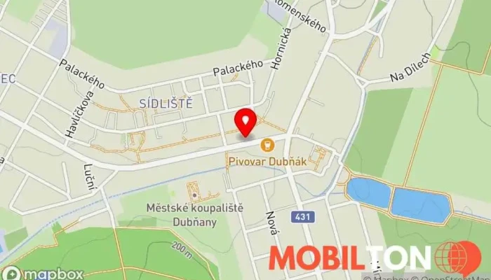 mapa Mobily4u s.r.o. Prodej mobilních telefonů, Opravna telefonů v Nádražní 79