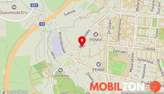 mapa MobTel (Ostrov) Prodej mobilních telefonů, Bazar, Opravna elektroniky v Lidická 180