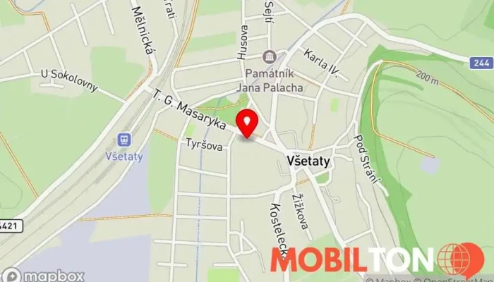 mapa MORIS Kebab & Pizza Bistro v T. G. Masaryka 23