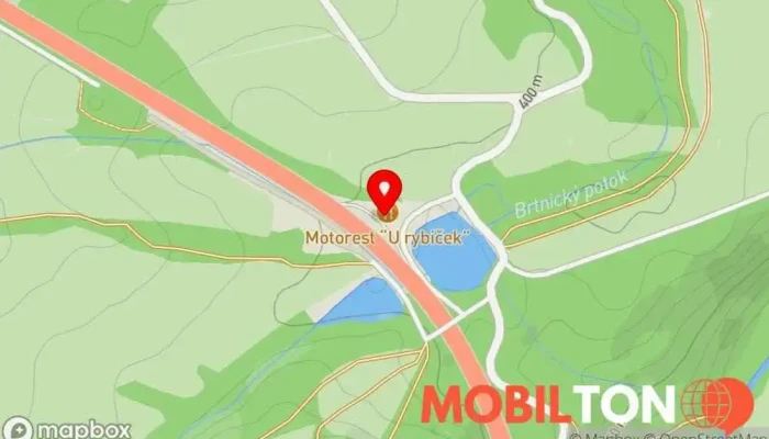 mapa Motorest 