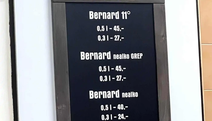 Motorest Vosrkrac Menu - Církvice