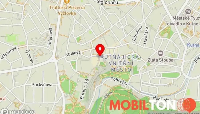 mapa MUJ FALAFEL bistro Bistro v Komenského nám. 22/15