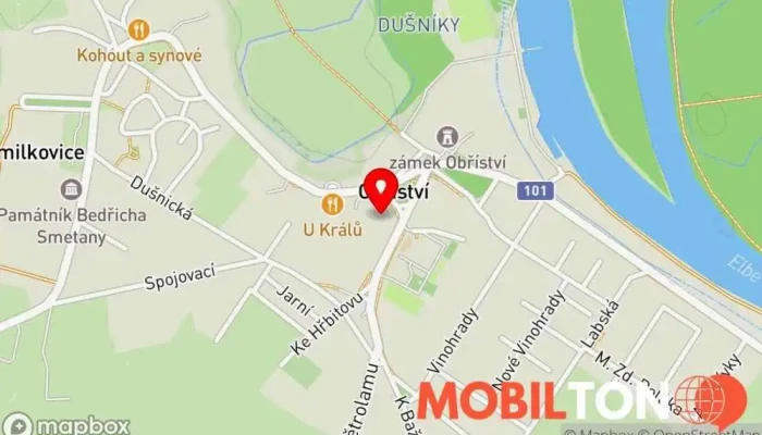 mapa Na Kmíně (penzion / svatby / firemní akce) Penzion, Restaurace v Bedřicha Smetany 24