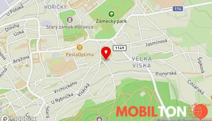 mapa Na Krétě Restaurace, Hospoda v Milinovského 908/6