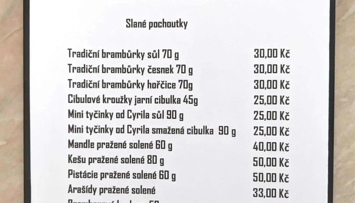 Na Plovarne Mseno Menu - Cinibulkova 372