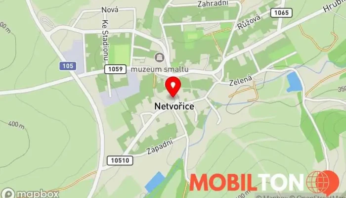 mapa Na Radnici Restaurace v Mírové nám. 19