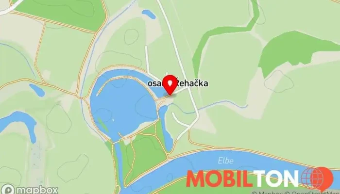 mapa Na Řehačce Restaurace v Byšičky