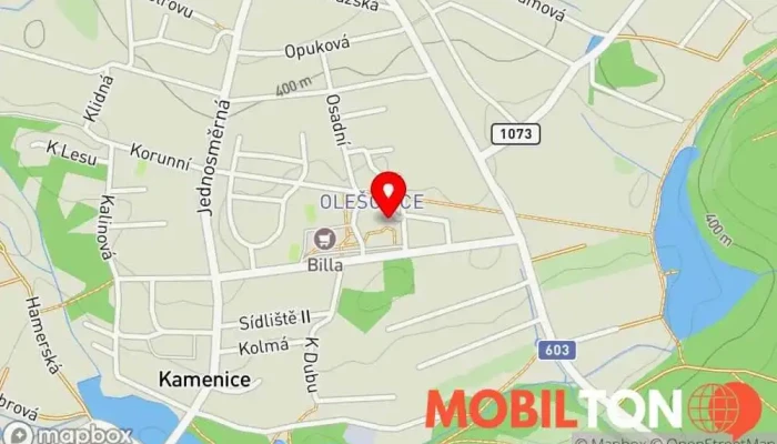 mapa Na Rynku & Pub Restaurace v Ringhofferovo nám. 434