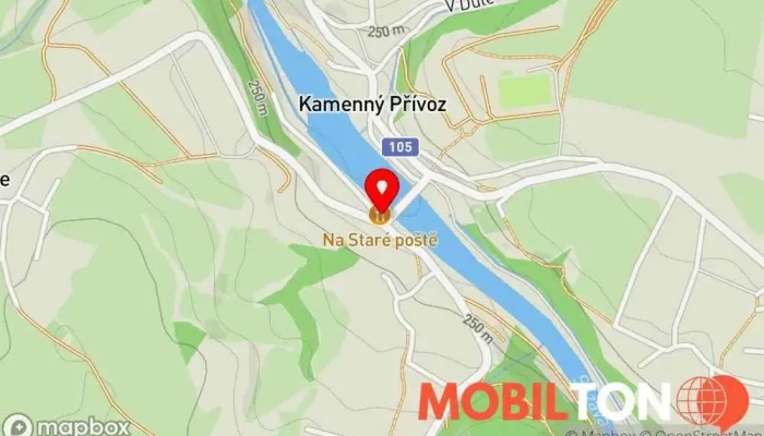 mapa Na Staré Poště Rodinná restaurace v 