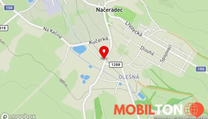 mapa Načeradská hospůdka Restaurace v Vožická 53