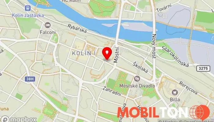 mapa Naivní restaurant Česká restaurace v Kutnohorská 54