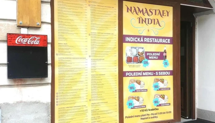Namastaey India Kladno -  Menu - Ctiborova 406