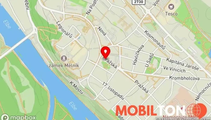 mapa Natur Café Kavárna v Pražská 3338