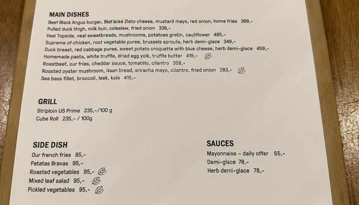 Nejen Bistro -  Menu - Praha 8-karlín