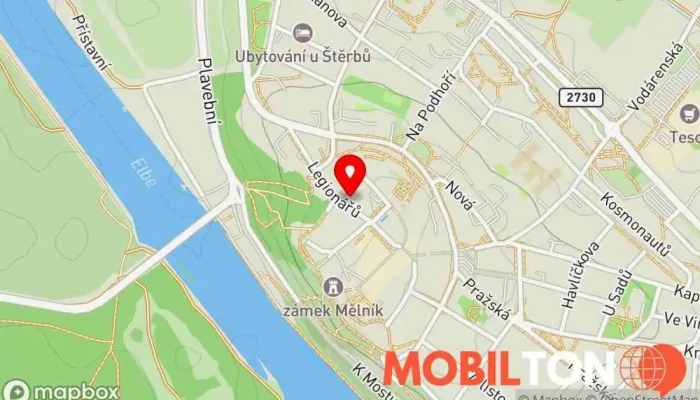 mapa Nejen kafe 2 - Mělník Kavárna v Ostruhova 63/2