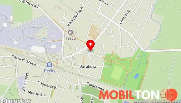 mapa Nejen kavárna u Radu Kavárna v V. B. Třebízského 656