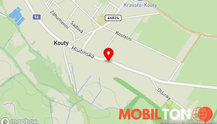 mapa New Style spol. S.r.o. Prodej mobilních telefonů v 81, Hlučínská 2040