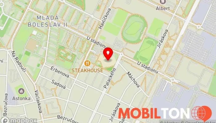 mapa Nón Viet Mladá Boleslav Panasijská restaurace v Mladá Boleslav II