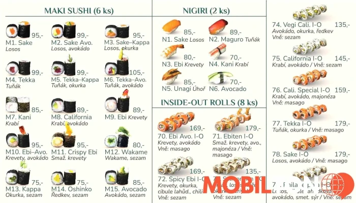 Non Viet Mlada Boleslav Menu - Mladá Boleslav Ii