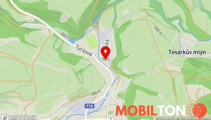 mapa Nový knin Restaurace v Jatecká 110