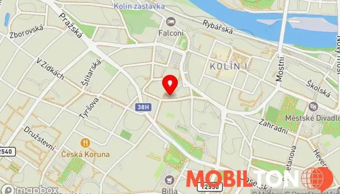 mapa Novy Taj Mahal Moderní indická restaurace v Kolín II