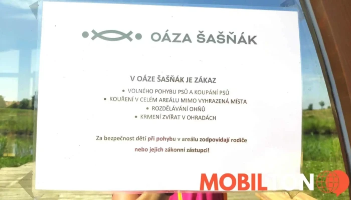 Oaza Sasnak Menu - Czech Republic