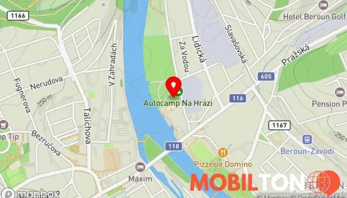 mapa Občerstvení Restaurace v X39G+F4