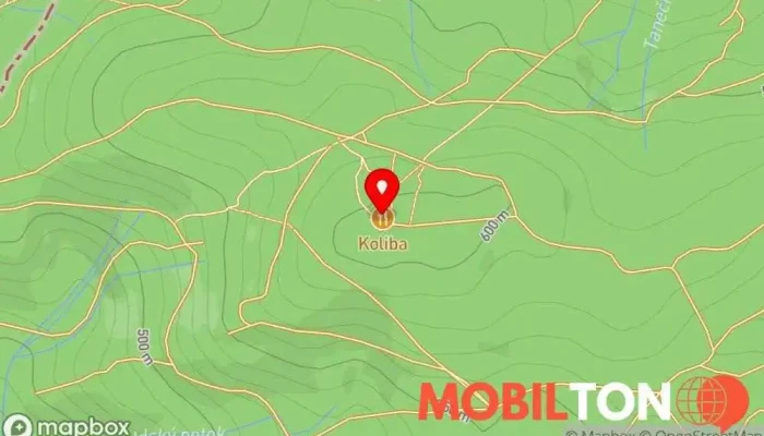 mapa Občerstvení Koliba Restaurace v Mikulášovice
