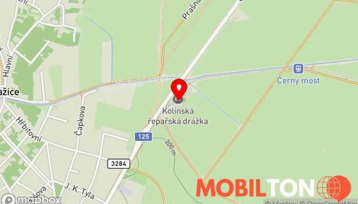 mapa Občerstvení na KŘD Rychlé občerstvení v Sendražice