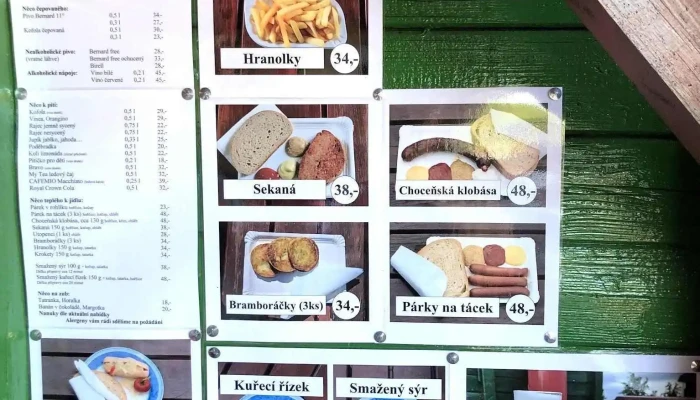 Obcerstveni Na Krd Menu - Sendražice