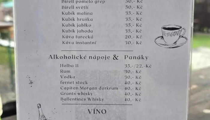 Obcerstveni Na Ruzku Menu - Hořín