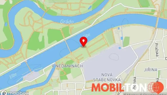 mapa Občerstvení Podkováň Restaurace v Křižíkova 1859
