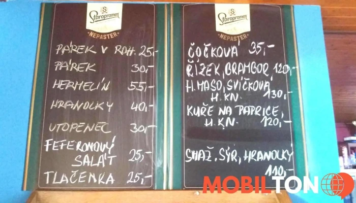 Obcerstveni Sk Kazin Menu - Na Drahách 574