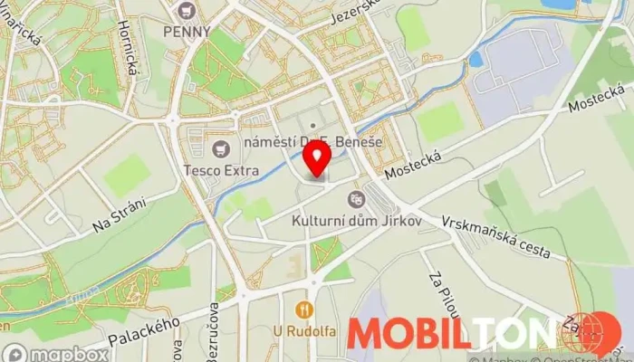 mapa Občerstvení u Artura Rychlé občerstvení v Kostelní 46