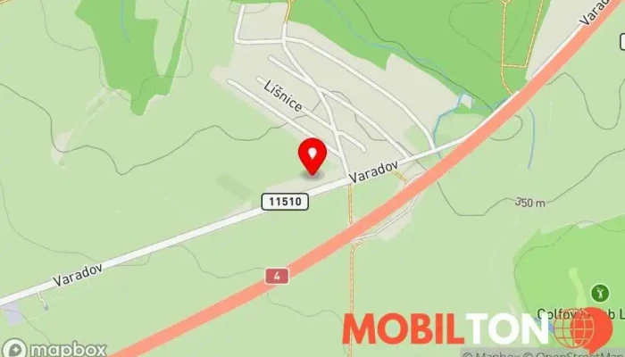mapa Občerstvení U Lídy Restaurace v Líšnice-Mníšek pod Brdy