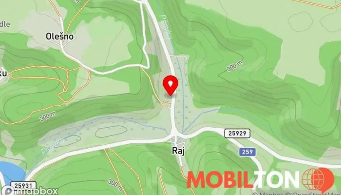 mapa Občerstvení u Weinlichů Rychlé občerstvení v Ráj