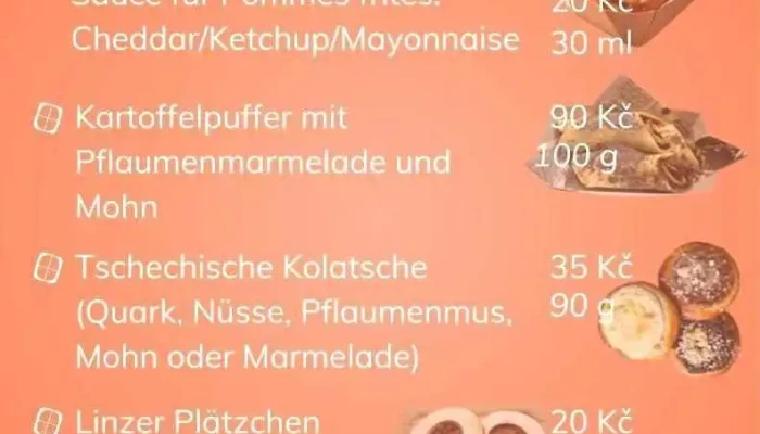 Okno U Hradku Menu - Barborská 25/7, Vnitřní Město 284 01
