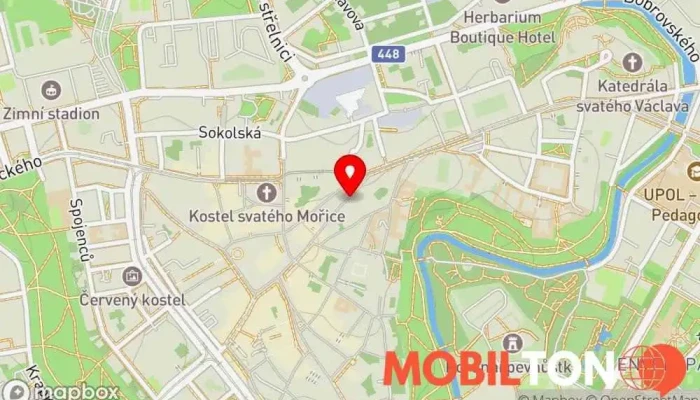 mapa Oprava Mobilů a PC Olomouc Opravna mobilních telefonů, Opravy počítačů v Ztracená