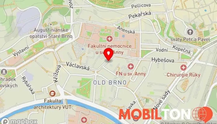 mapa OpravimevBrne.cz Opravy počítačů, Opravna elektroniky, Opravna mobilních telefonů, Opravna videokamer v Brno-střed