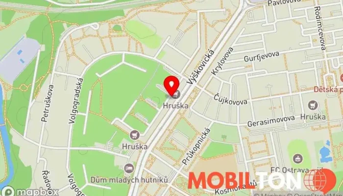 mapa OPRAVITMOBIL.CZ Opravna mobilních telefonů v Ostrava-jih-Zábřeh
