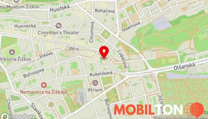 mapa opravy-mobilu.cz Opravna mobilních telefonů, Prodej mobilních telefonů v Praha 3-Žižkov