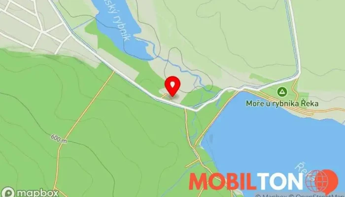 mapa Osada Souhvězdí Autokemp, Restaurace v Krucemburk-Ždírec nad Doubravou