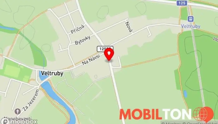 mapa Palm Cafe Veltruby Kavárna v Veltruby-Kolín 2