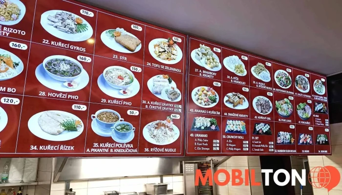 Panda Bistro -  Menu - Podmokly